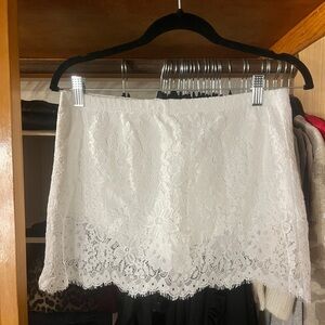 White Lace skort